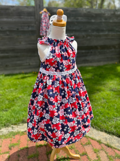 Red, White & Blue Girls size 5/6