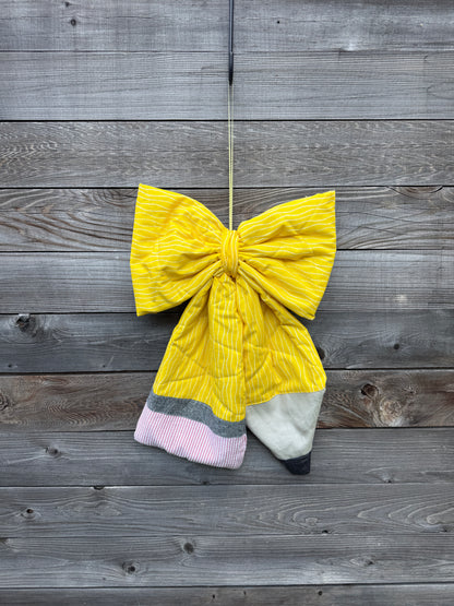 ~Ready to Ship~Puffy Quilted Pencil Door Bow